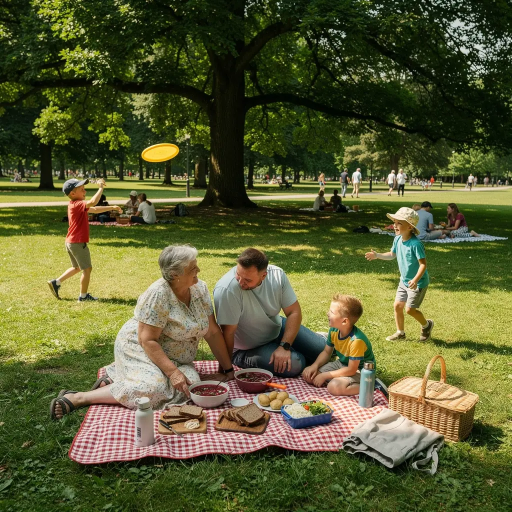 Šiltas ir jaukus senelių namų interjeras, sukuriantis komfortą gyventojams.